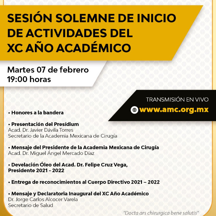 Inicio de Actividades del XC Año Academico