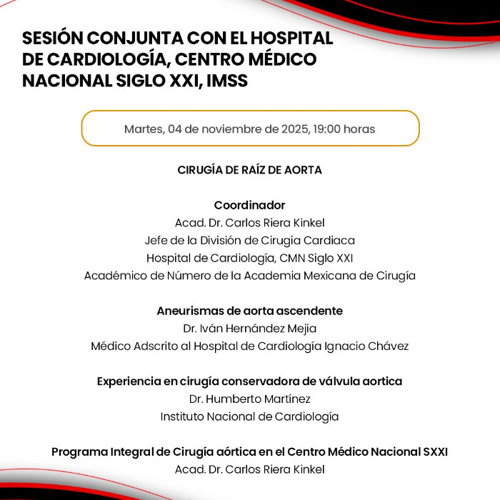 Sesión Conjunta con el Hospital de Cardiología