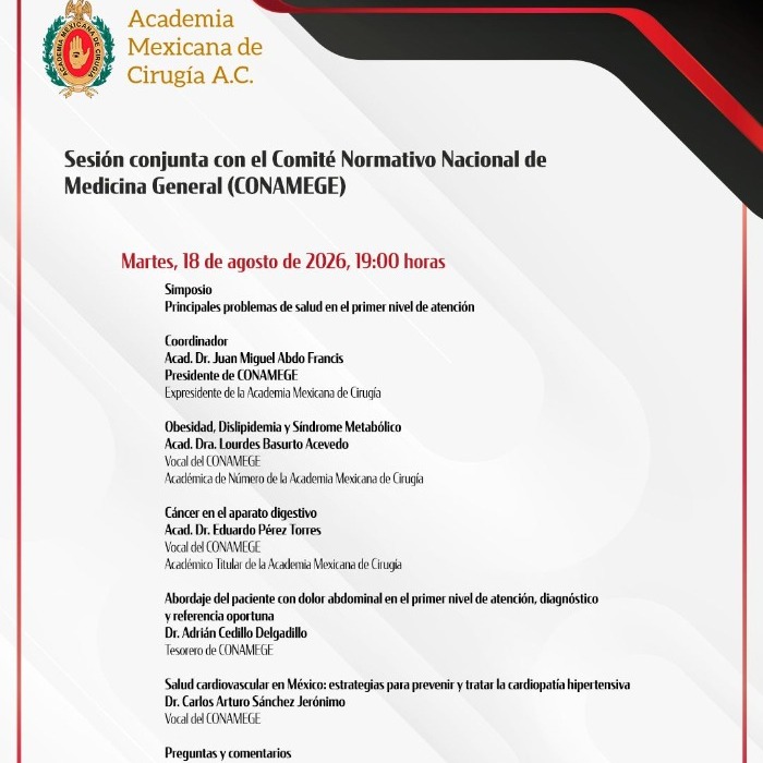 Sesión conjunta con el CONAMEGE