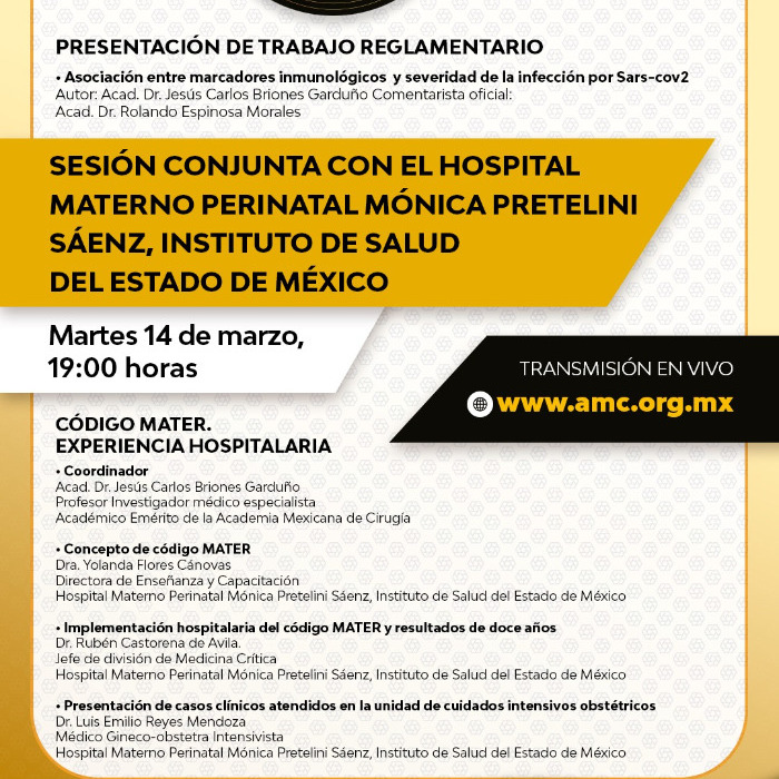 Sesión Conjunta con el Hospital Materno Perinatal Mónica Pretelini Sáenz