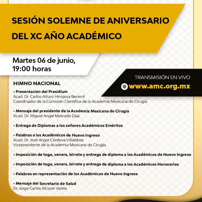 Aniversario del XC año académico