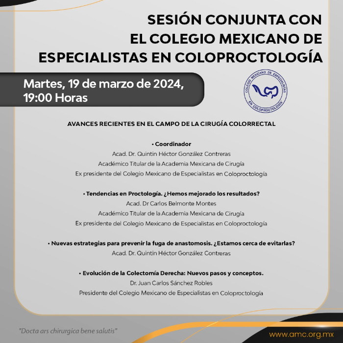 Colegio Mexicano de Especialistas en Coloproctología