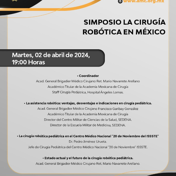 Simposio la Cirugía Robótica en México